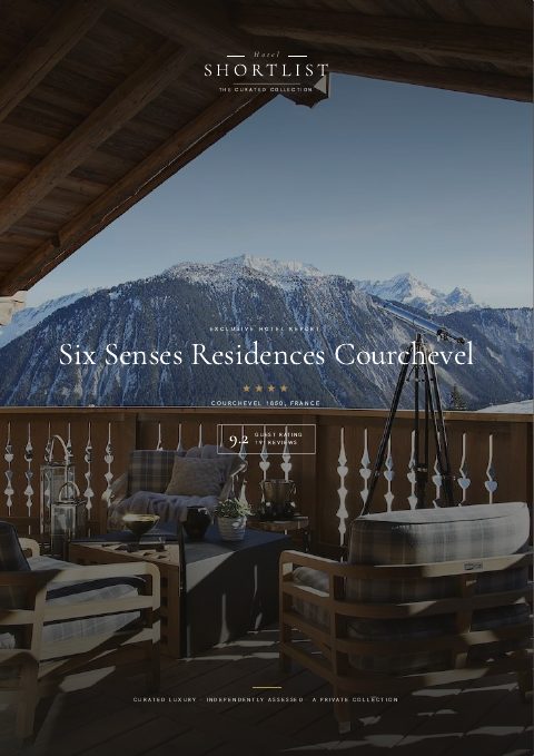 Cover of the report on Six Senses Residences Courchevel
